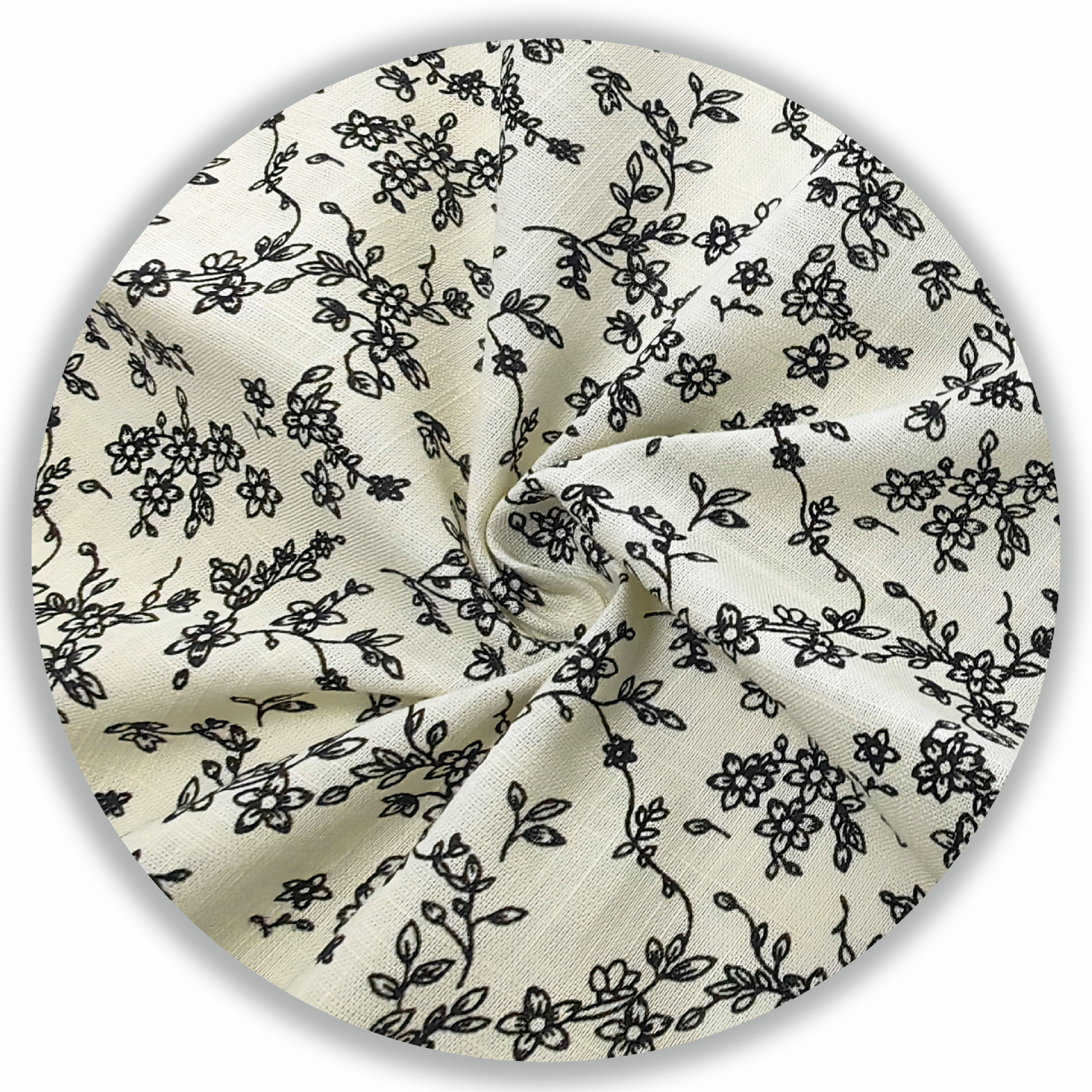 Picture of Cotton Bamboo Jacquard Fabric Floret Japanese and Korean Printed dress Children's Wear Table Cloth Fashion Fabric Home Boutique