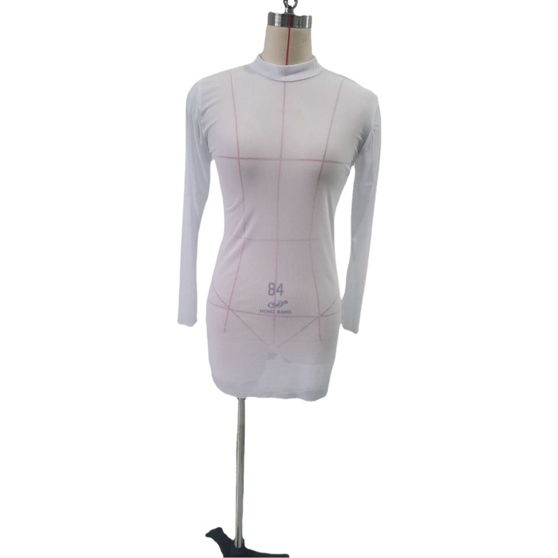 Pure Net girl bikini sexy see-through long sleeve beach summer party party swimsuit factory wholesale