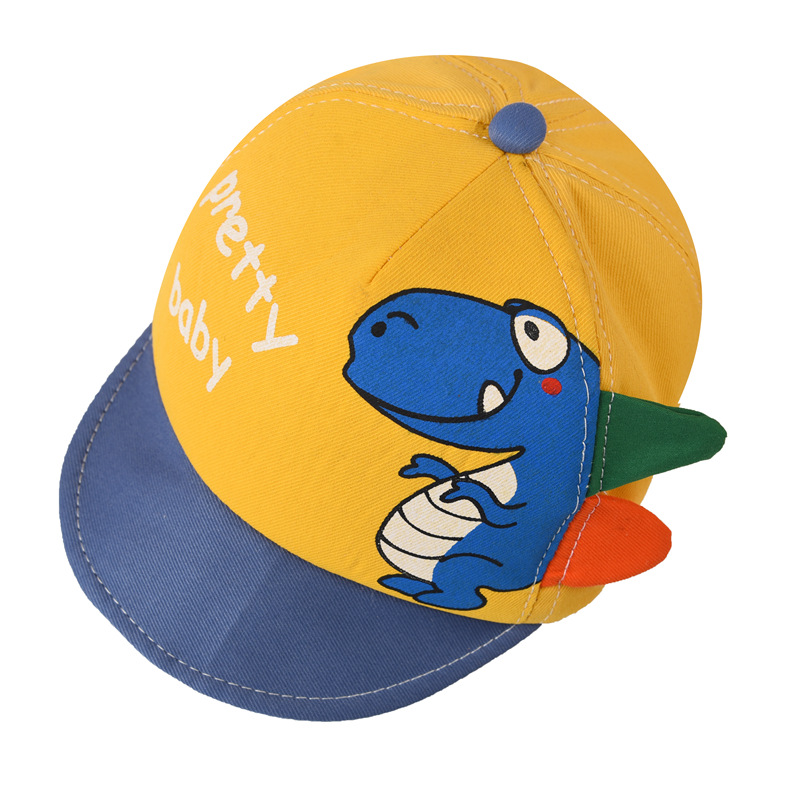 Picture of Children's hat new spring and summer baby sunscreen children's hat cute cartoon dinosaur cap