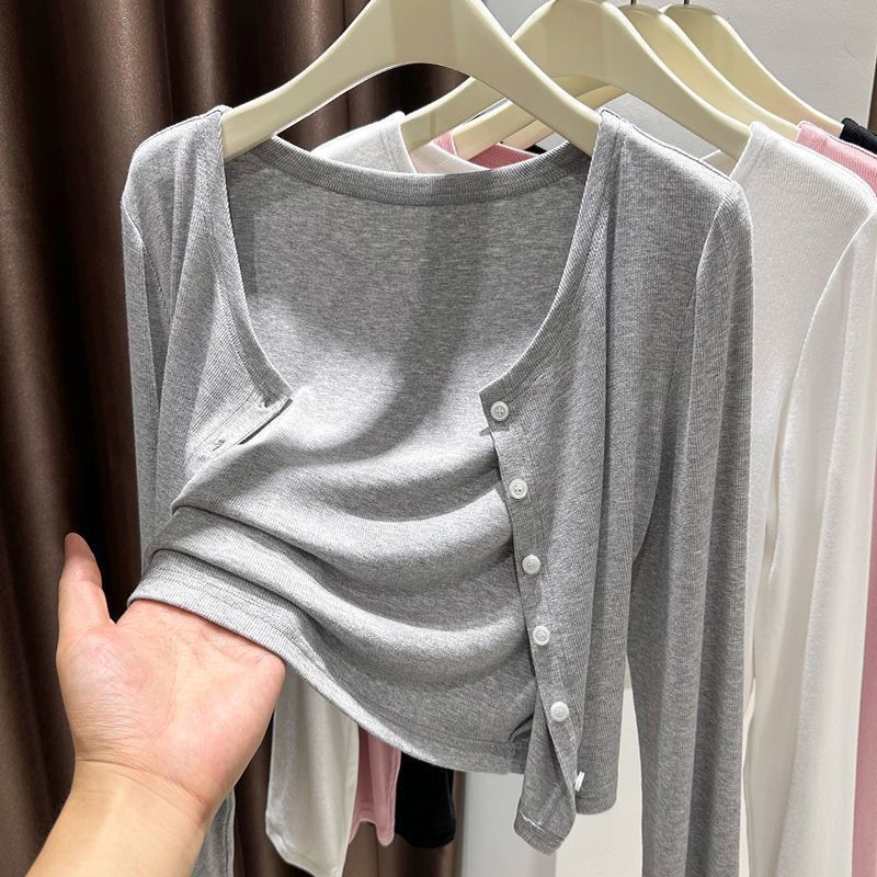 Picture of Thin Cardigan Women's Summer New Arrival Slip Skirt Sunscreen Ice Silk Shawl Blouse Modal Knitted Small Coat
