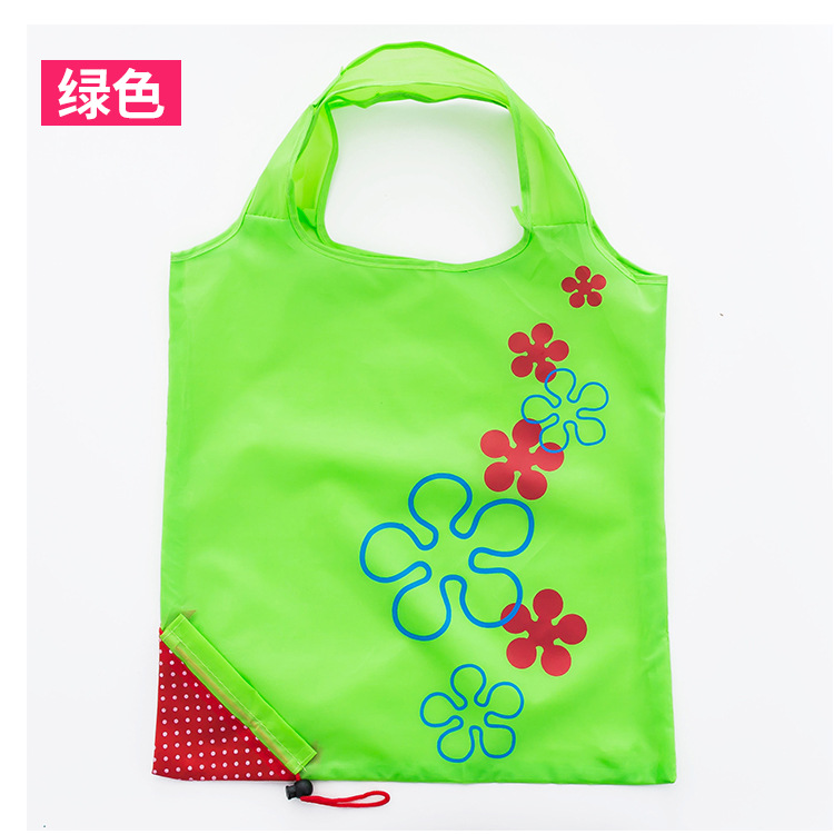 Picture of Creative Foldable Strawberry Bag Household Portable Polyester Shopping Bag Printable Advertising logo