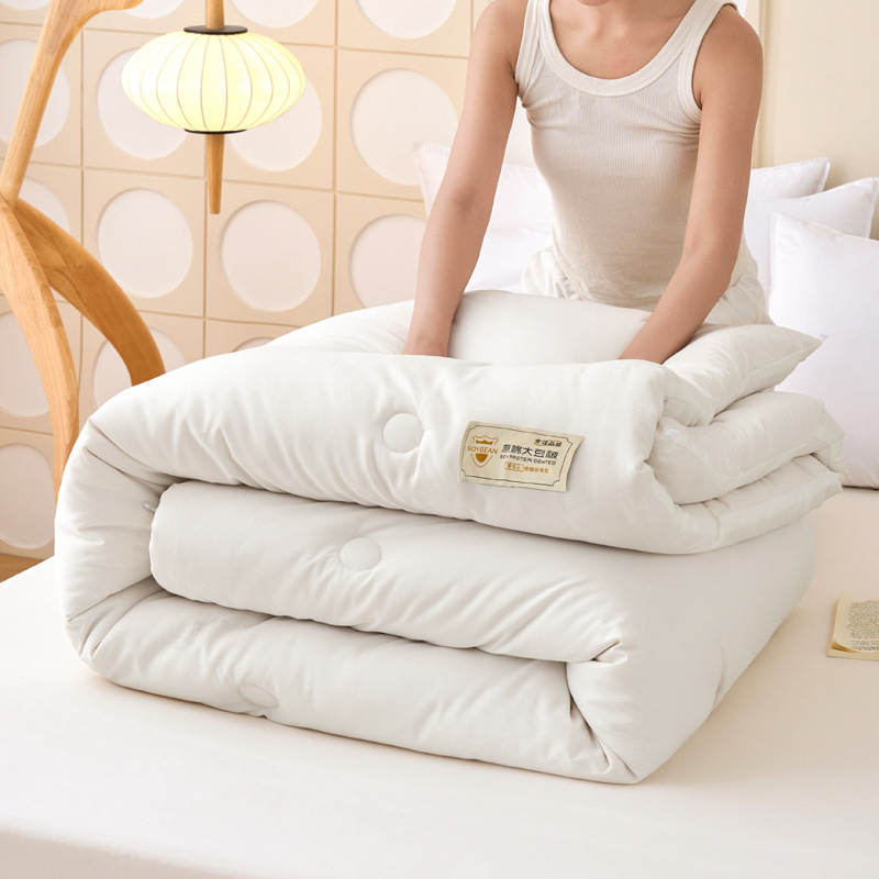 Class A Maternal and Infant Grade Raw Cotton Soybean Fiber Quilt Thickened Winter Quilt Spring and Autumn Quilt Dormitory Quilt Core Summer Cool Quilt Air-conditioning Quilt