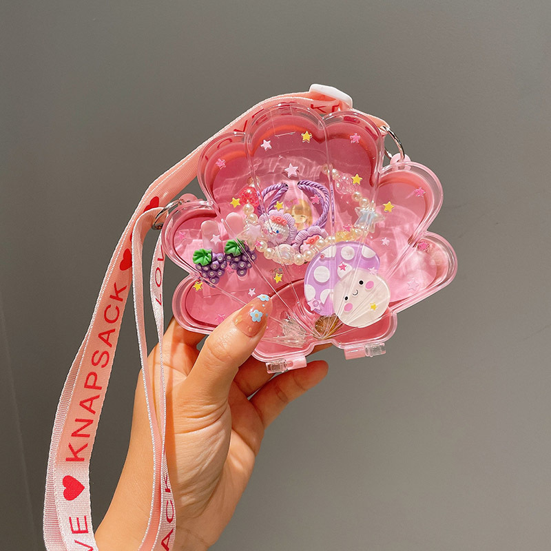 Picture of Children's jewelry baby cartoon cute fruit pendant bracelet suit birthday gift box in stock wholesale