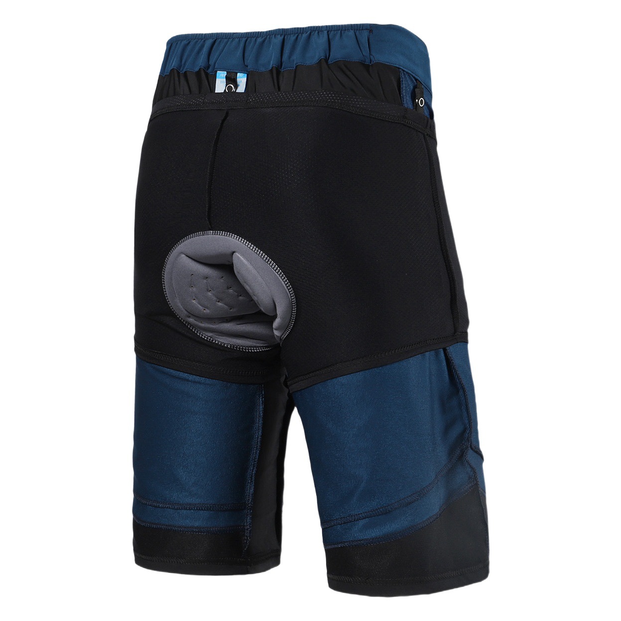Outdoor cycling pants bicycle fifth pants suit detachable waterproof multi-zipper pocket breathable wicking shorts men