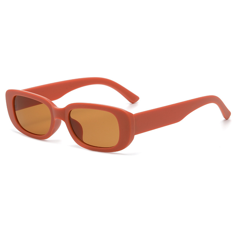 Picture of New Fashion Candy Color Cat's Eye Sunglasses European and American Fashion Street Shooting Joker Small Frame Plastic Tooth Sunglasses s23081