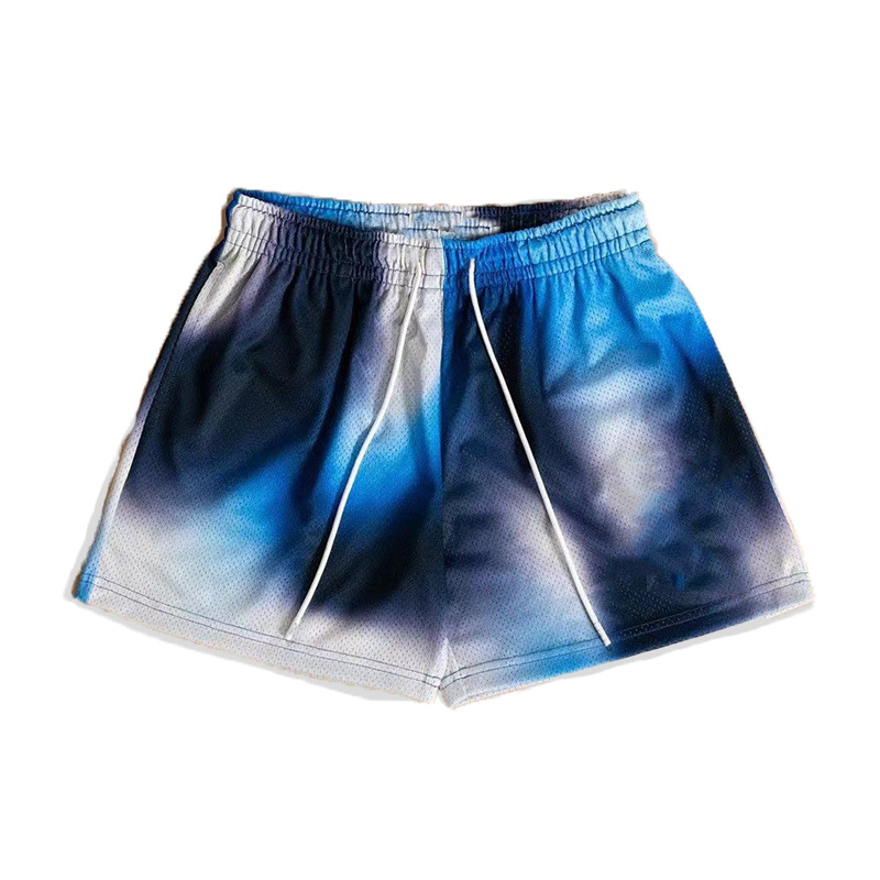 New American Fashion Brand Sports Shorts Jogging Shorts Mesh Basketball Fitness Shorts Men's But Knee Loose 4-point Pants
