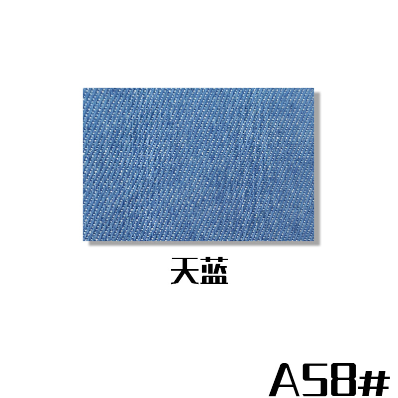 Picture of Spot 10 Ann denim fabric wholesale 10x 10 washed denim twill non-elastic cotton polyester denim fabric