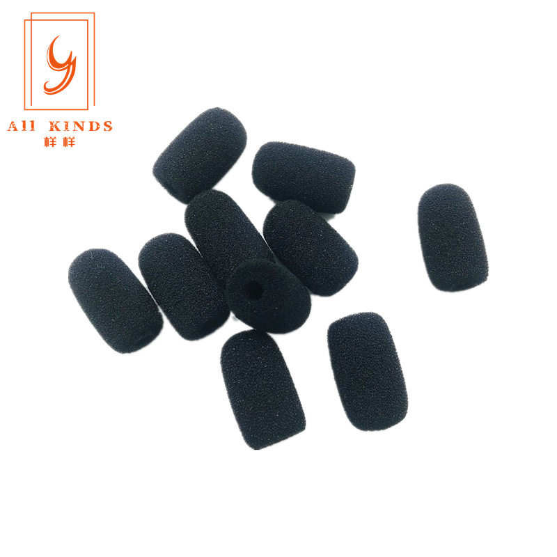 Welcome to order microphone sponge cover anti-static camouflage microphone cover soundproof earphone cover Cotton
