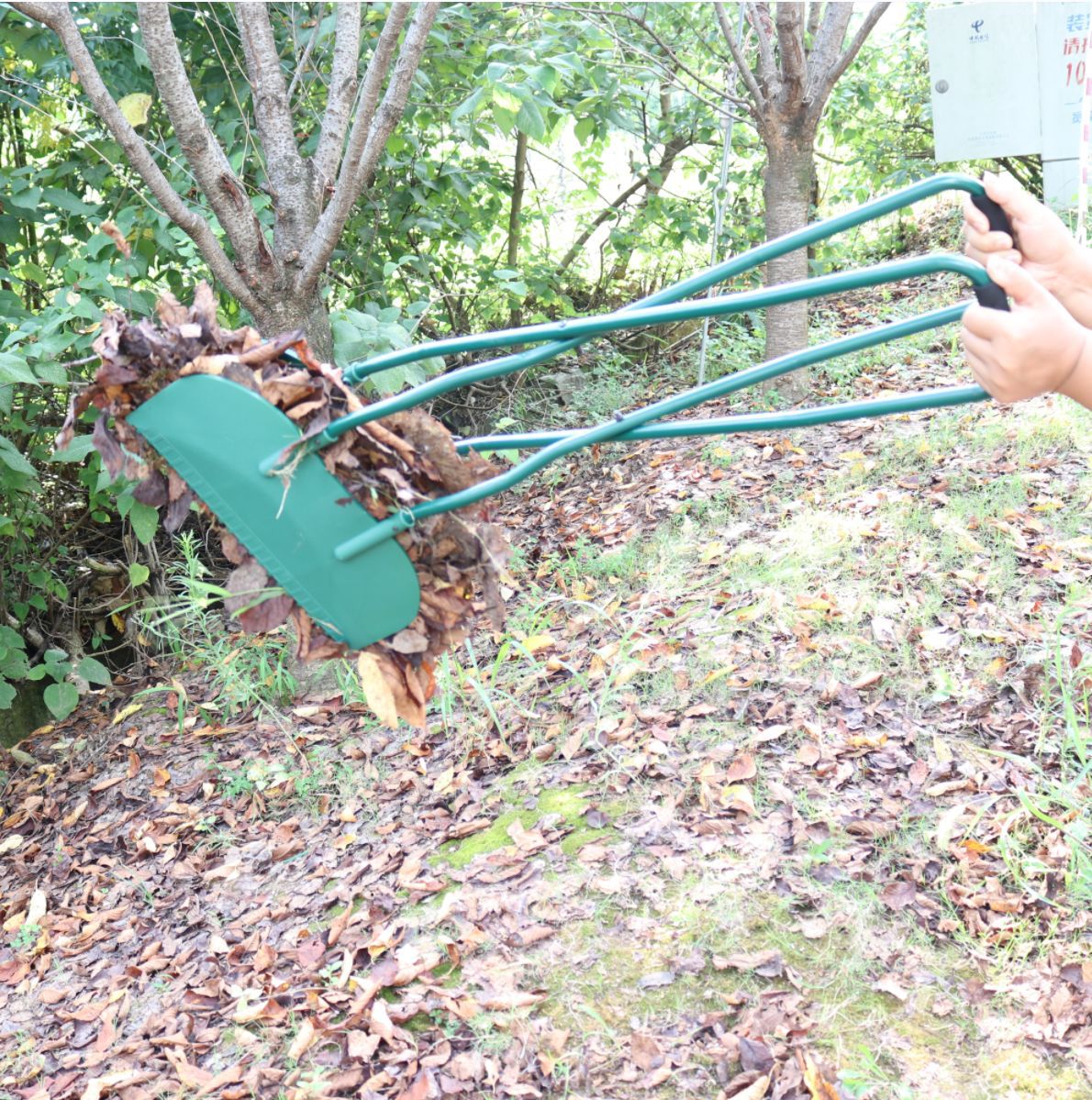 Extra Large grass rake garden grass rake dead leaf rake gardening leaf rake gardening tool long wooden handle grass rake leaf rake