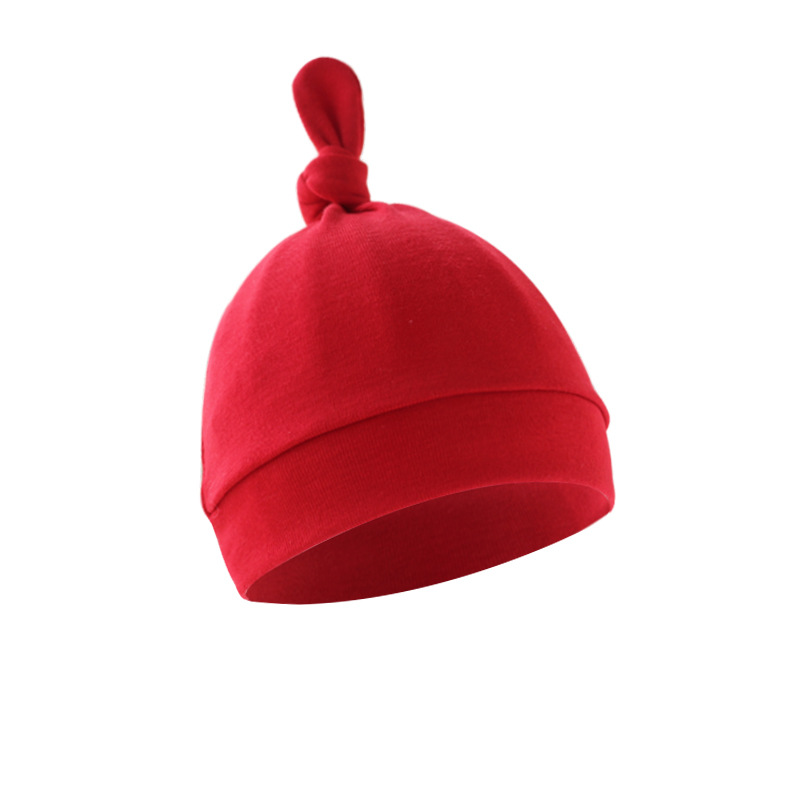 Picture of 2023 foreign trade baby pacifier hat single layer baby chirp hat baby tail hat children pullover hat