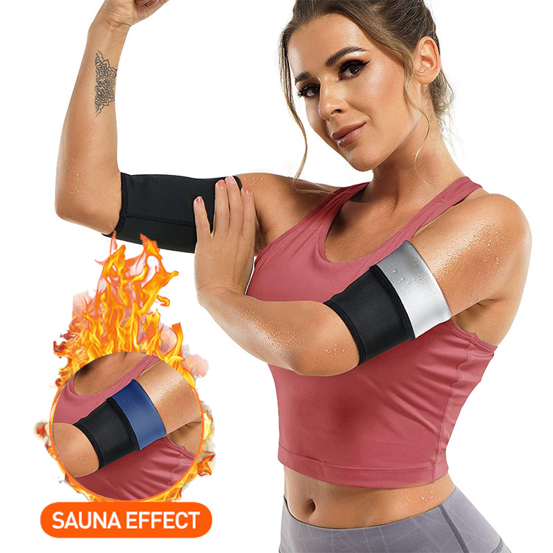Amazon Women's Body Shaping Sweaty Arm Set Cross-border European and American Fitness Yoga Exercise Arm Sweaty Arm Belt Protector