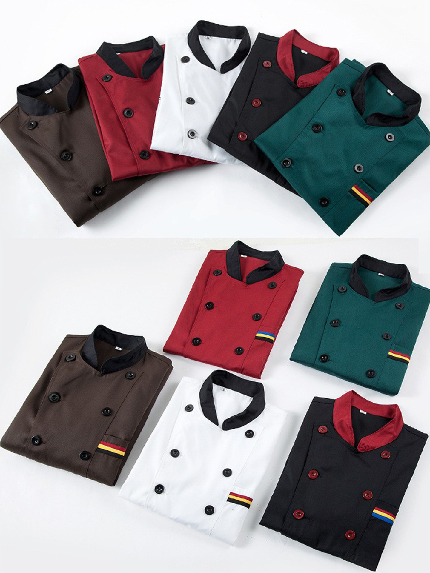 Picture of Restaurant Canteen Kitchen Clothing, Hotel Chef Work Clothes, Summer Clothing, Hotel Short-Sleeved Chef Clothes, Custom Made