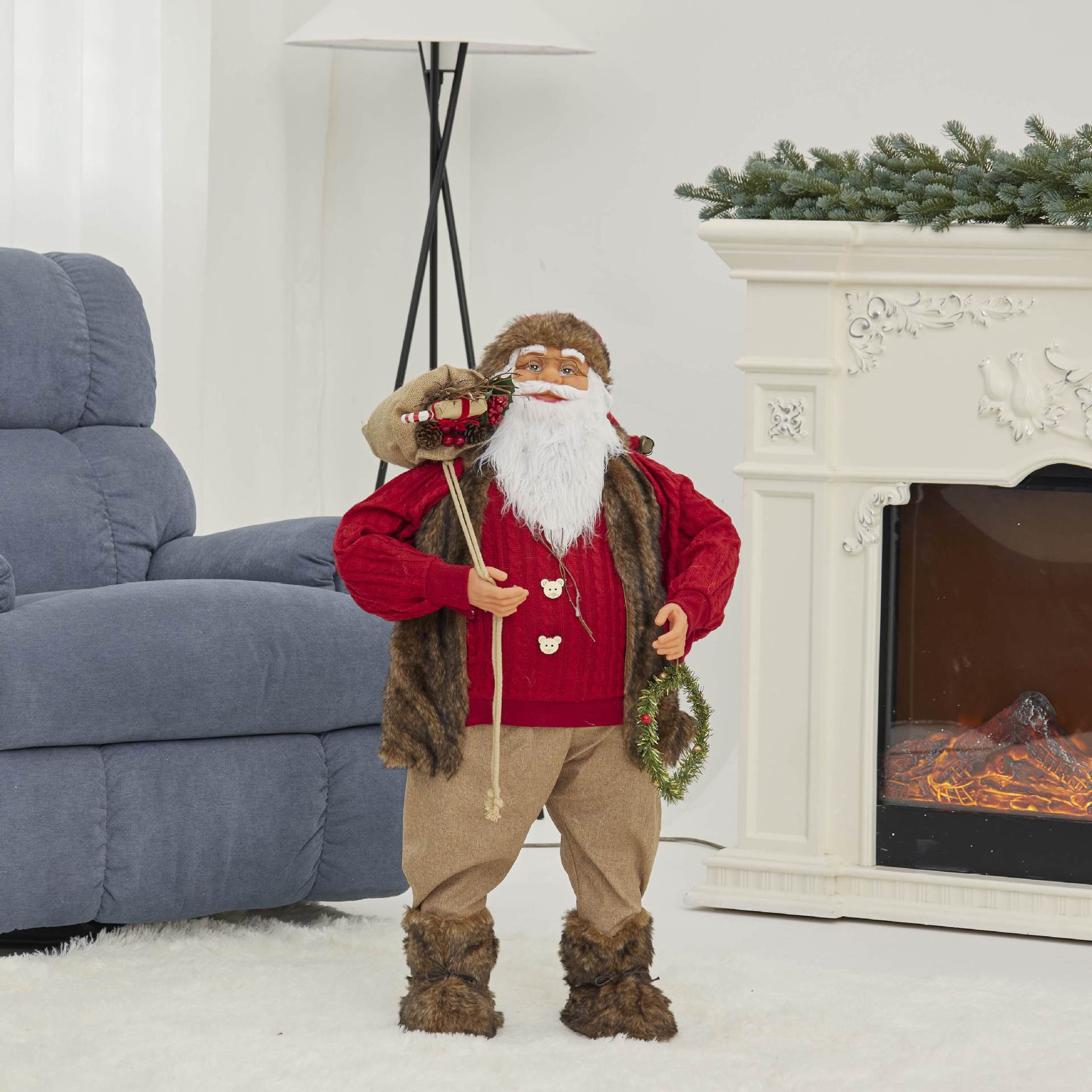 Picture of Cross Border christmas Santa Claus Ornaments Christmas Decorations Christmas Dolls Doll Ornaments Small Gifts