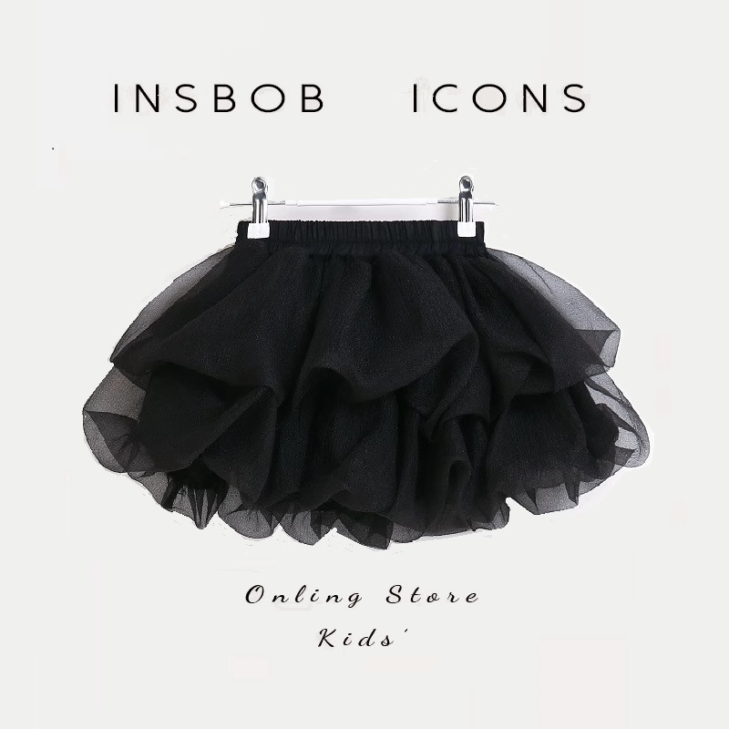 Picture of Girls Mesh Skirt Kidsren's Seersucker Skirt Tutu Skirt Cake Skirt 2025 Spring Autumn Summer Baby Gauze Skirt