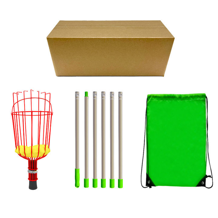 Picture of Removable fruit picker portable high-altitude telescopic rod fruit picker length adjustable stainless steel garden fruit picker
