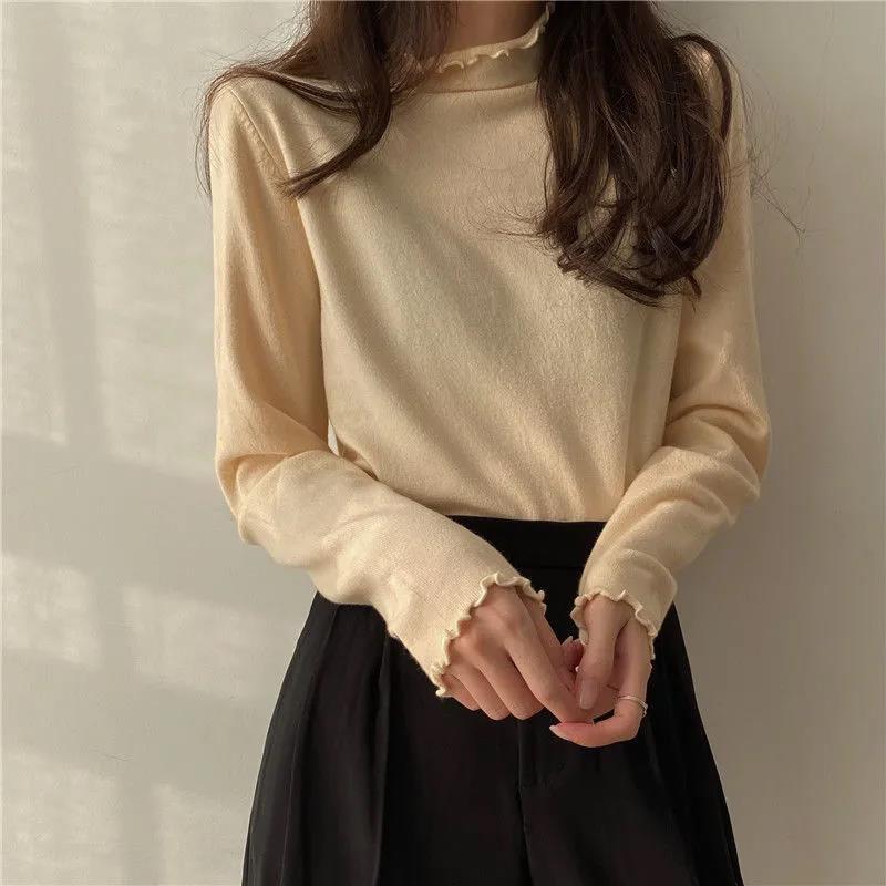 Women's Spring and Autumn Interior Western Style Sweater New Style Top Trendy