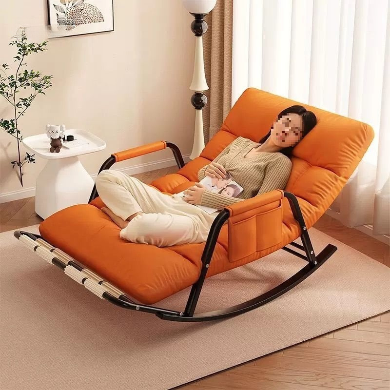Rocking chair, recliner, adult double lazy sofa chair, sofa home balcony, living room, adult lounge chair