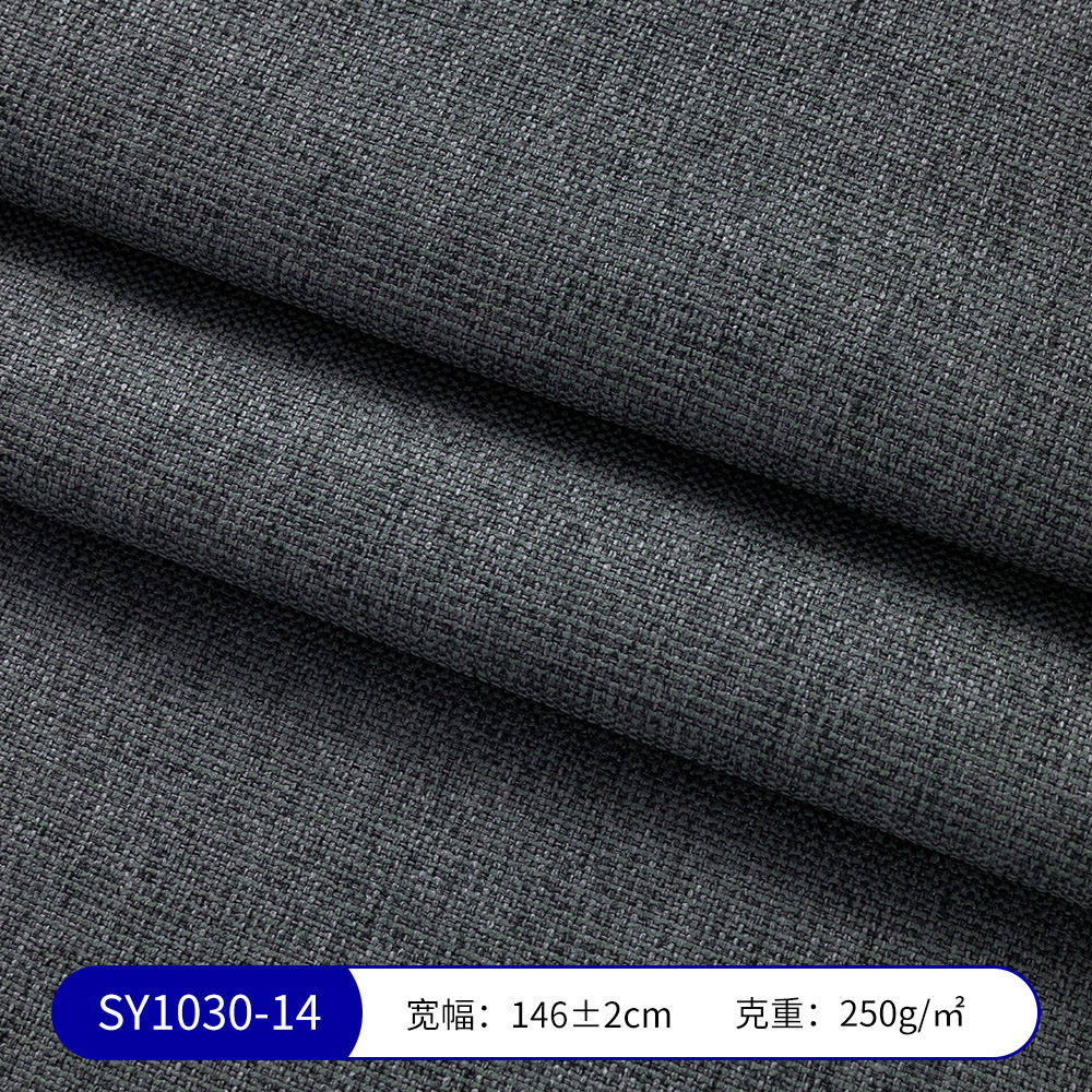 Picture of Waffle Chenille Fabric Factory Ready Stock Imitation Cotton and Linen Tablecloth Luggage Handicraft Engineering Cloth
