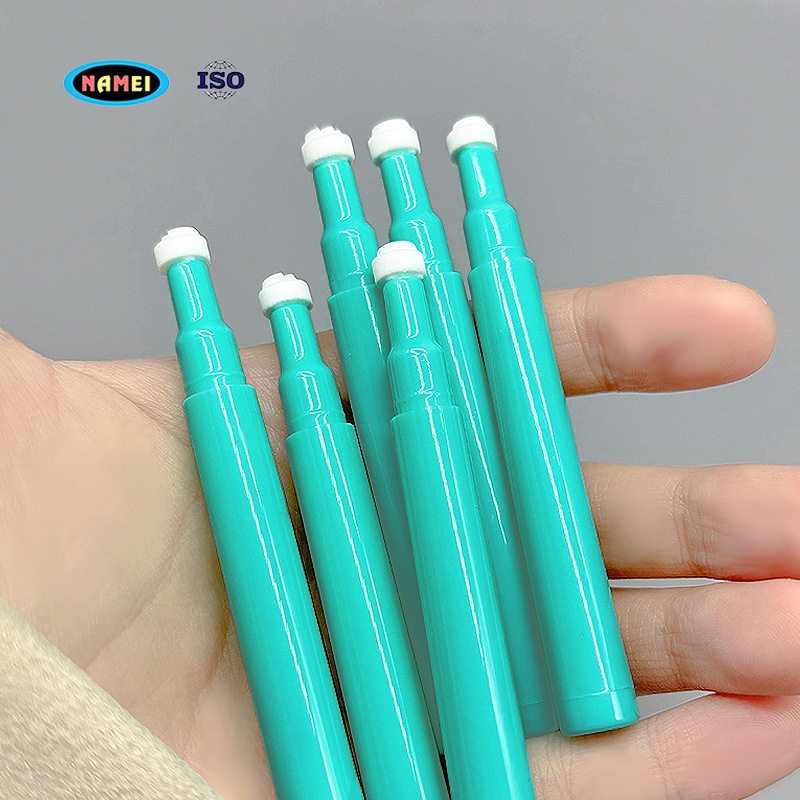 New makeup eyeliner packaging material seal eye end embellishment pen packaging moon smiling face love seal pen empty tube