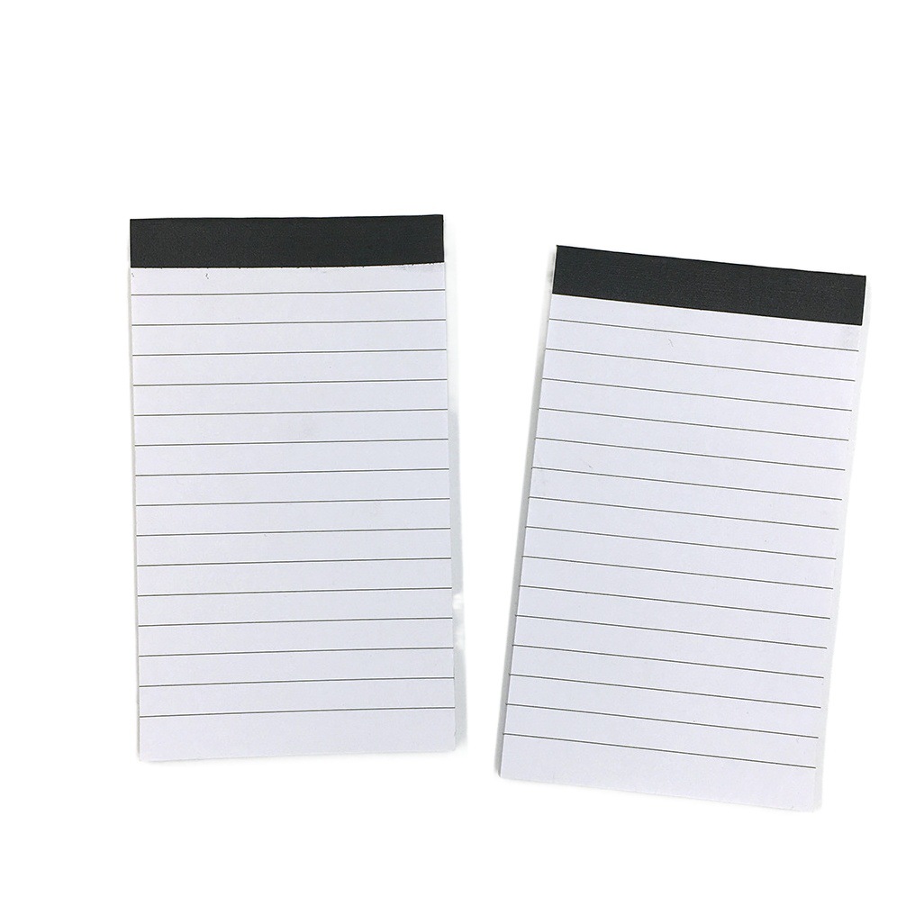 Cross-Border Hot Selling Small Note Pad A7 Portable Notepad Inner Core 3X5 Inch Tearable Paper Pad 30 Sheets of Horizontal Lines