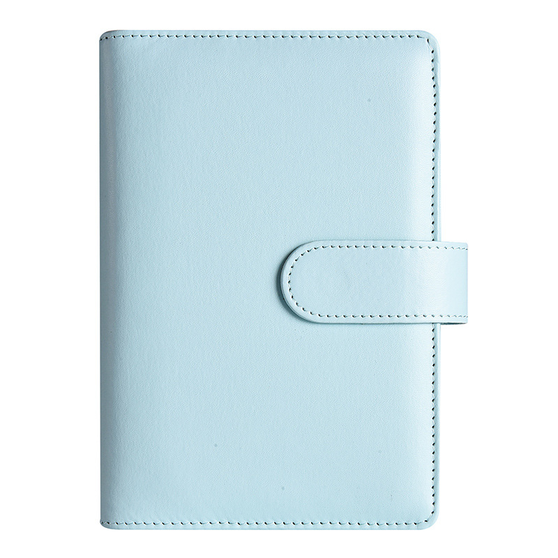 Picture of A6 Binder Cross-Border Creative Notebook Wholesale Zipper Bag Macaron Pu Leather Cash Budget Notebook