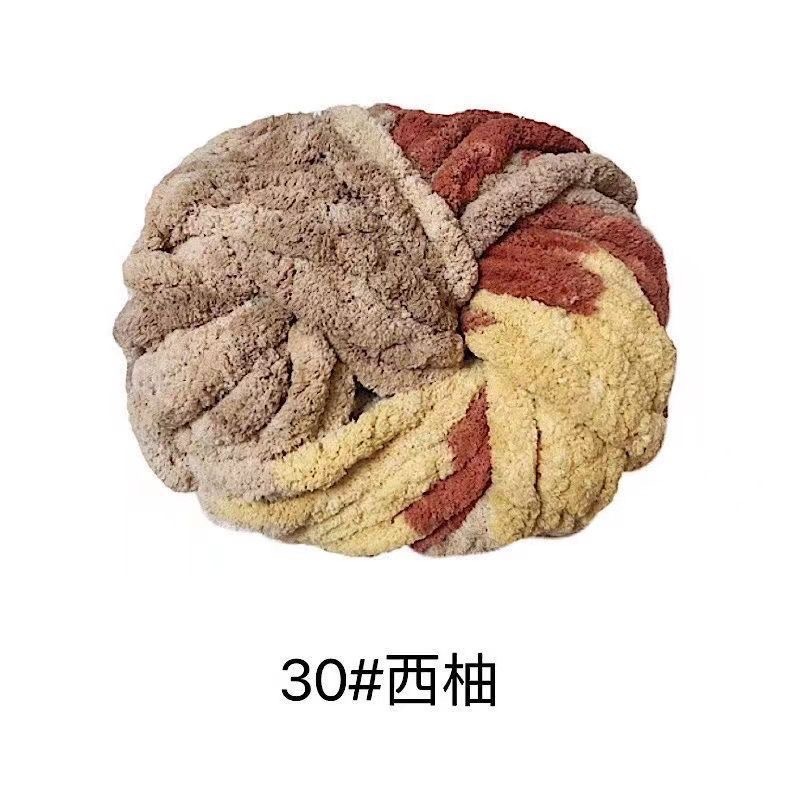 Picture of Extra Thick Ice Stick Cat Tail Thread Wholesale Sausage Wool Handmade DIY Cushion Blanket Cat Nest Big Tree Sweater Decoration