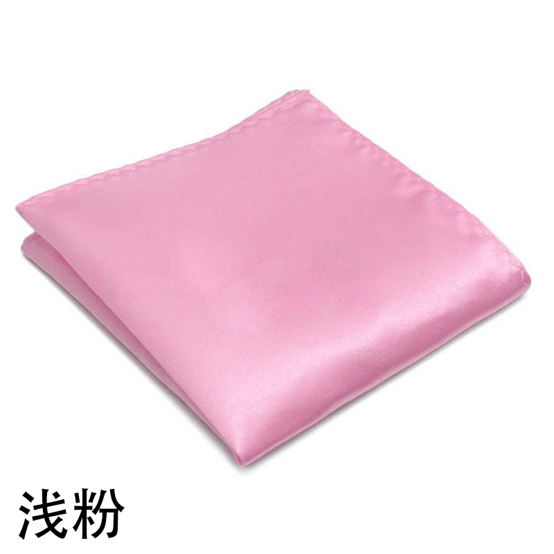 Picture of Solid color dress suit pocket towel men's small square wedding dress breast towel handkerchief black red blue green purple wholesale