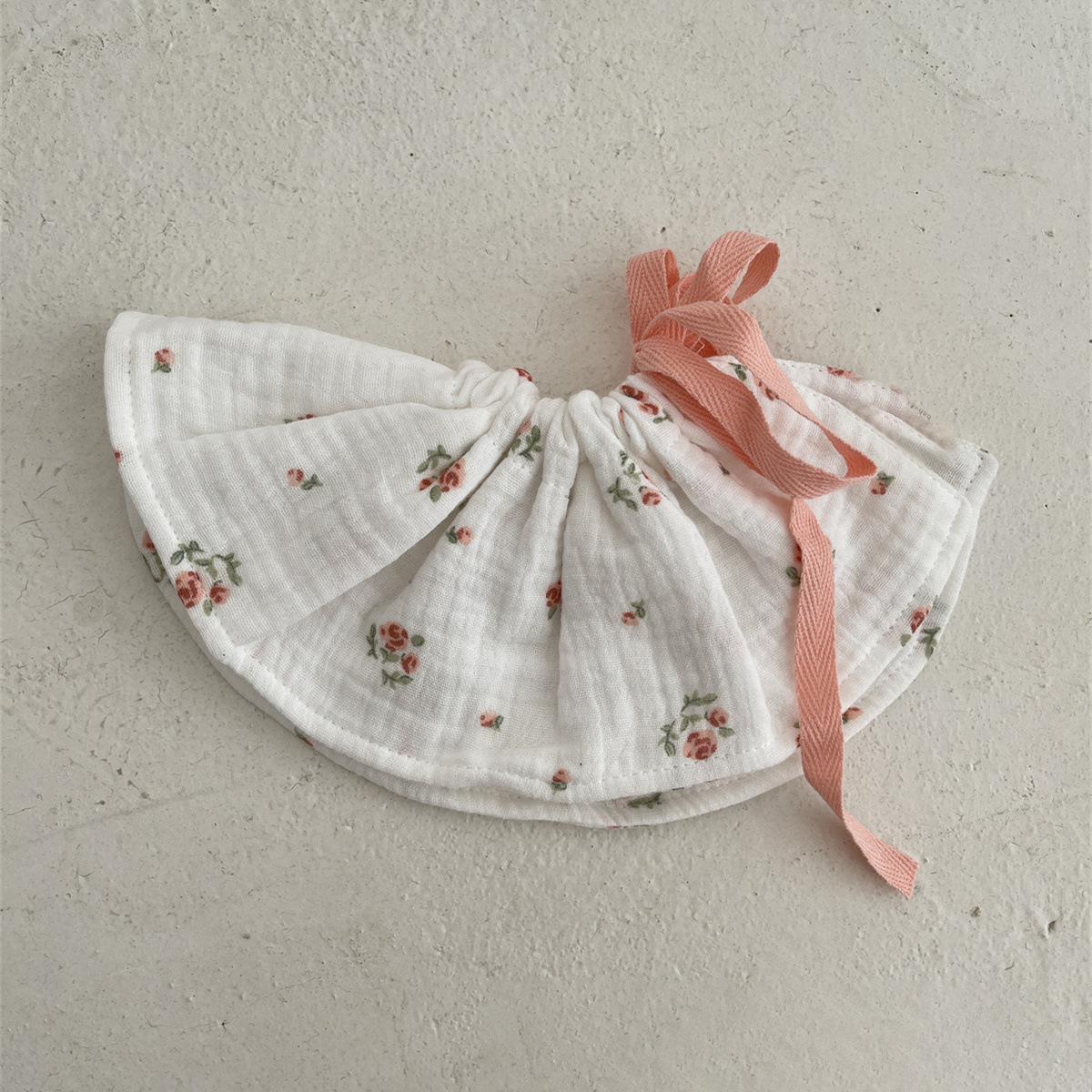 Picture of Newborn baby 4 layers cotton yarn saliva towel gauze bib tether baby saliva towel anti-spitting bib