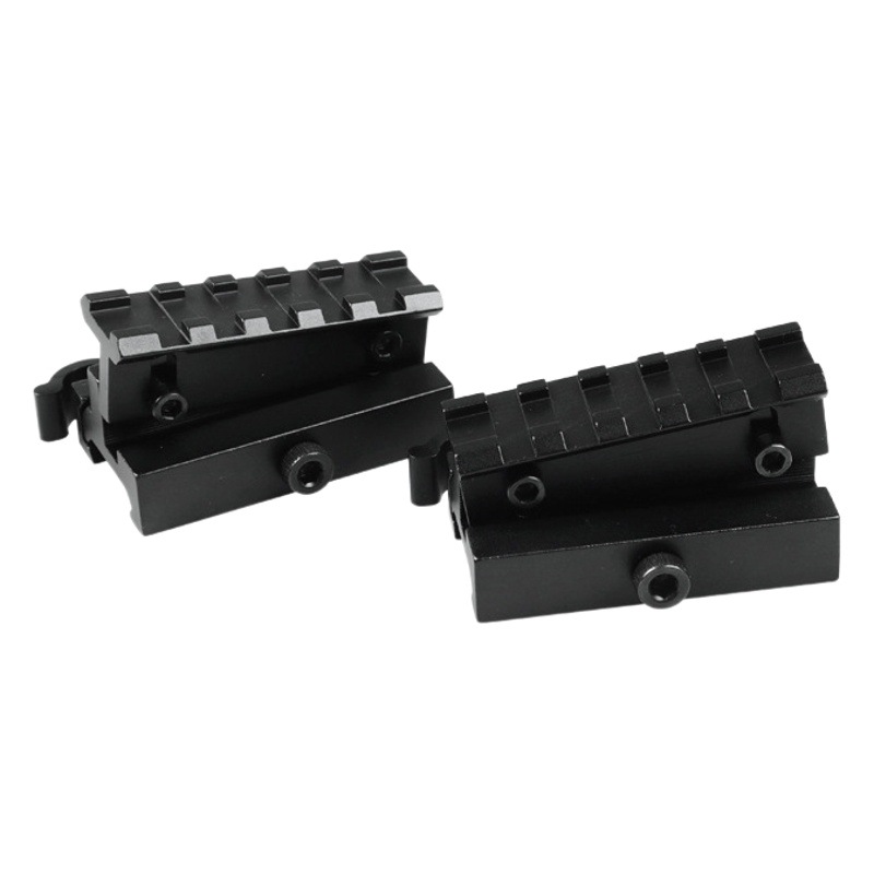 Picture of 20mm bracket aiming bracket five-slot heightened tilt adjustable aluminum alloy aiming bracket conjoined bracket ZG05