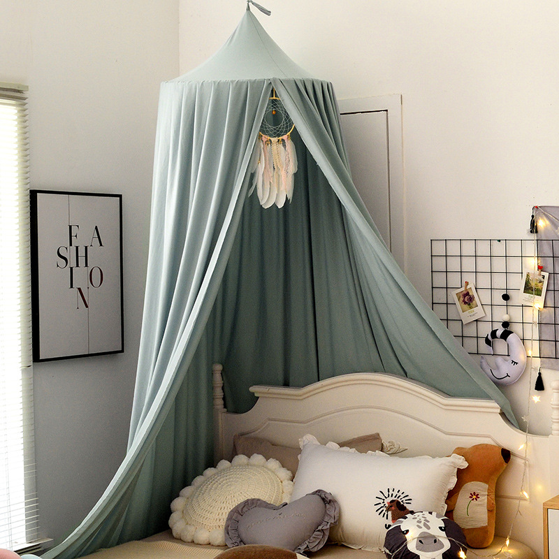 Picture of Cross-border Exclusive for Amazon Dome Bed Curtain Nordic ins Style Children's Suspended Mosquito Net Bed Tent Blackout Bed Curtain