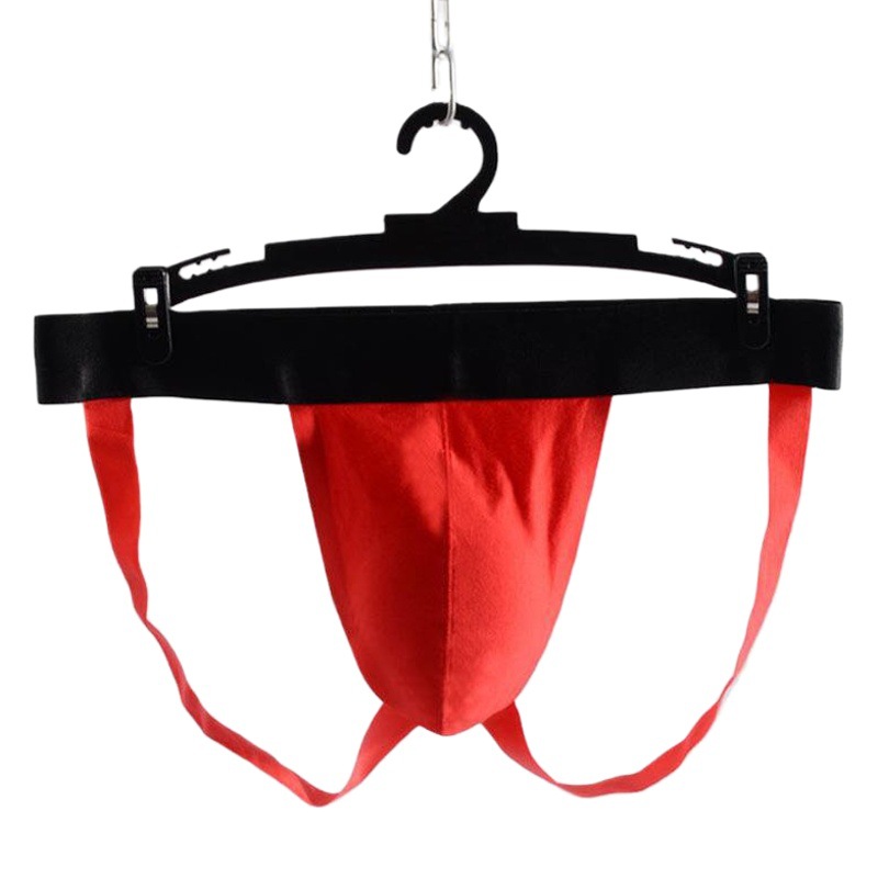 Men's Seamless Thong Double Modal Sexy t Breathable Butt-Exposing Underwear Low-Waist Men's Export