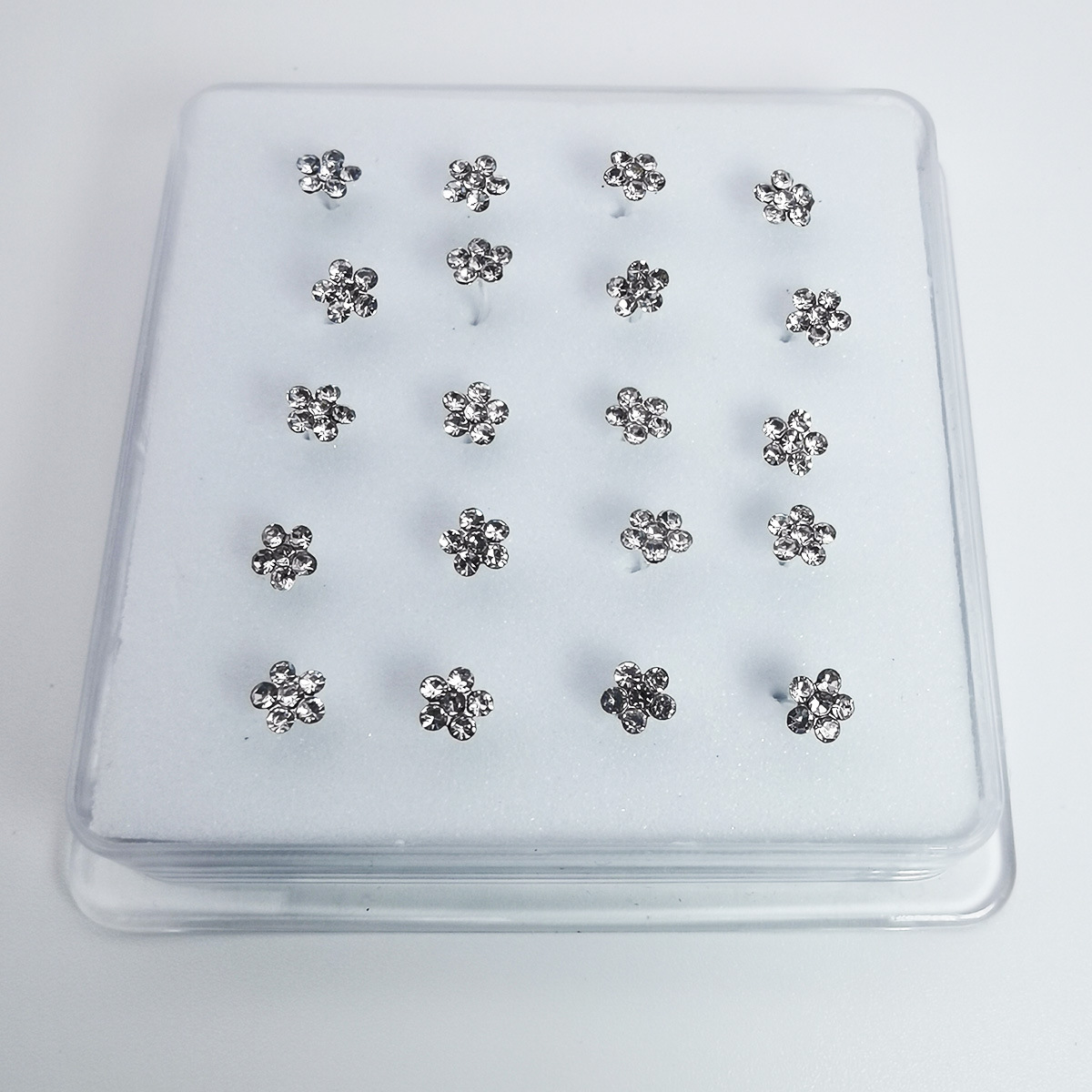 Picture of 20 Pack a box of 925 silver nose nails plum nose nails