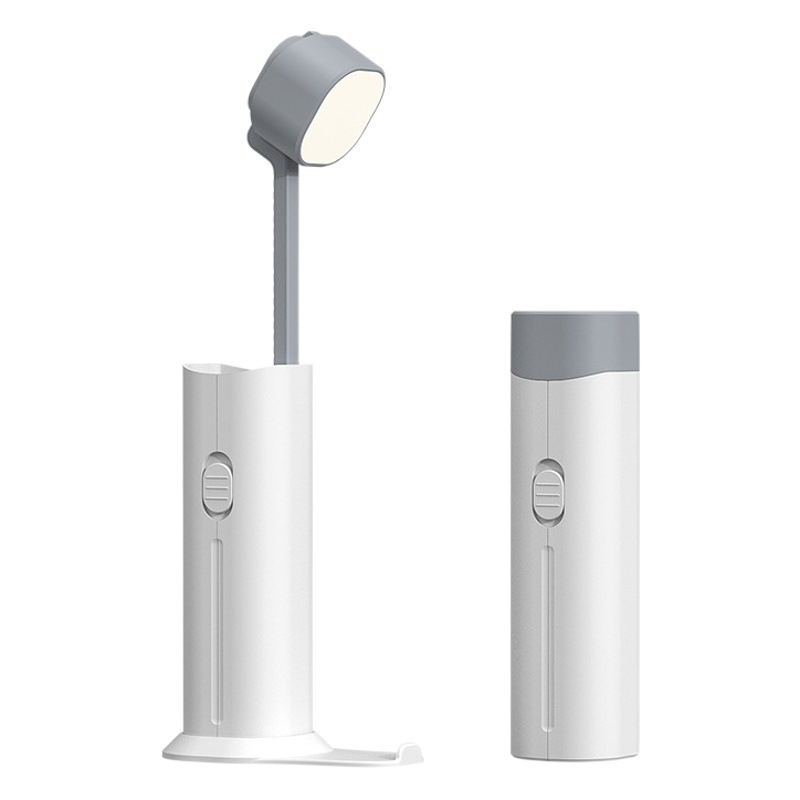 Cross-border new retractable flashlight charging smart LED desk lamp learning charging treasure led eye protection night light