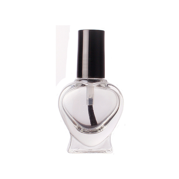 Picture of Wholesale 5ml-15ml transparent nail polish bottle black skull nail polish glass bottle empty bottle with brush