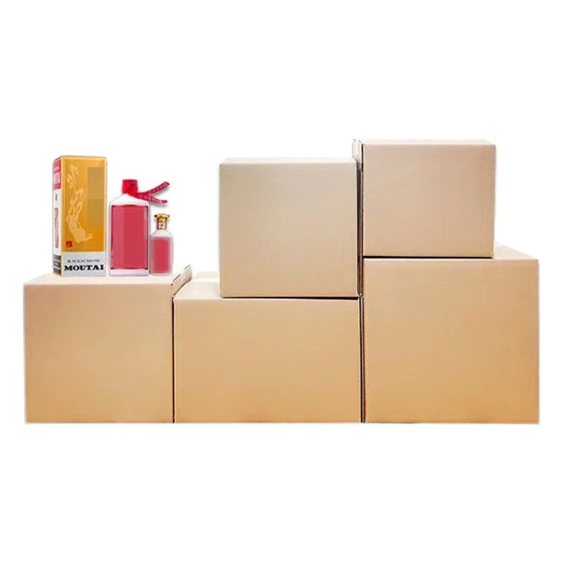 Pumao turnover special logistics carton Kraft corrugated carton Zodiac white wine box 6/12 bottles Maotai turnover box