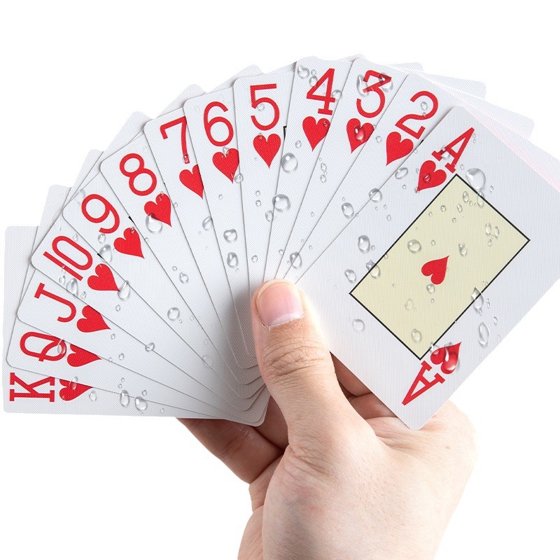 Picture of 777 Texas Hold'Em Special Poker Large Font 32 Silk New Material Pvc 56 Sheets of Cloth Mosquito Frosted Wide Plastic Playing Cards