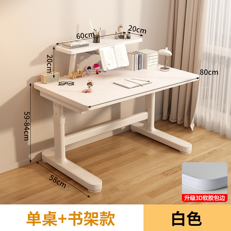 Picture of Manufacturer Children's Study Table Primary and Secondary School Students Writing Table Home Computer Table Liftable Solid Wood Desk Study Table