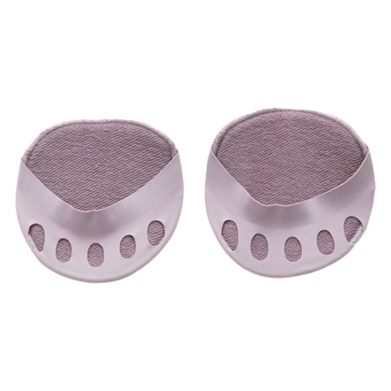 Foot Pad Women's Forefoot Toe Socks Invisible Split Toe Half Socks Summer Ice Silk Open Toe Fish Mouth Sandals Half Size Pad