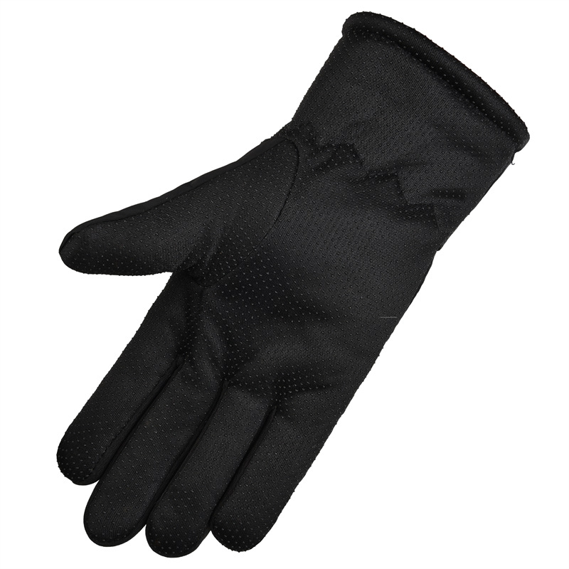 Picture of Men's Winter Warm Gloves Electric Motorcycle Riding Gloves Velvet Thickened Outdoor Sports Ski Gloves