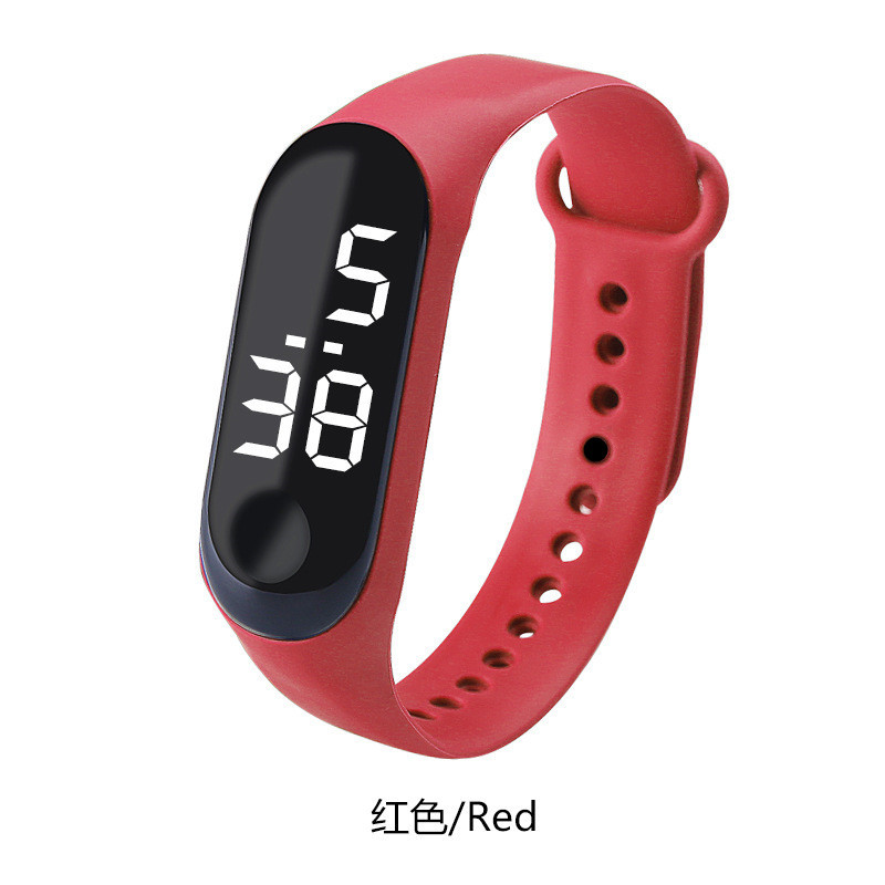 Picture of Manufacturer Simple Waterproof Led White Light Digital Watch Fashionable Student Couple Leisure Sports Touch Touch