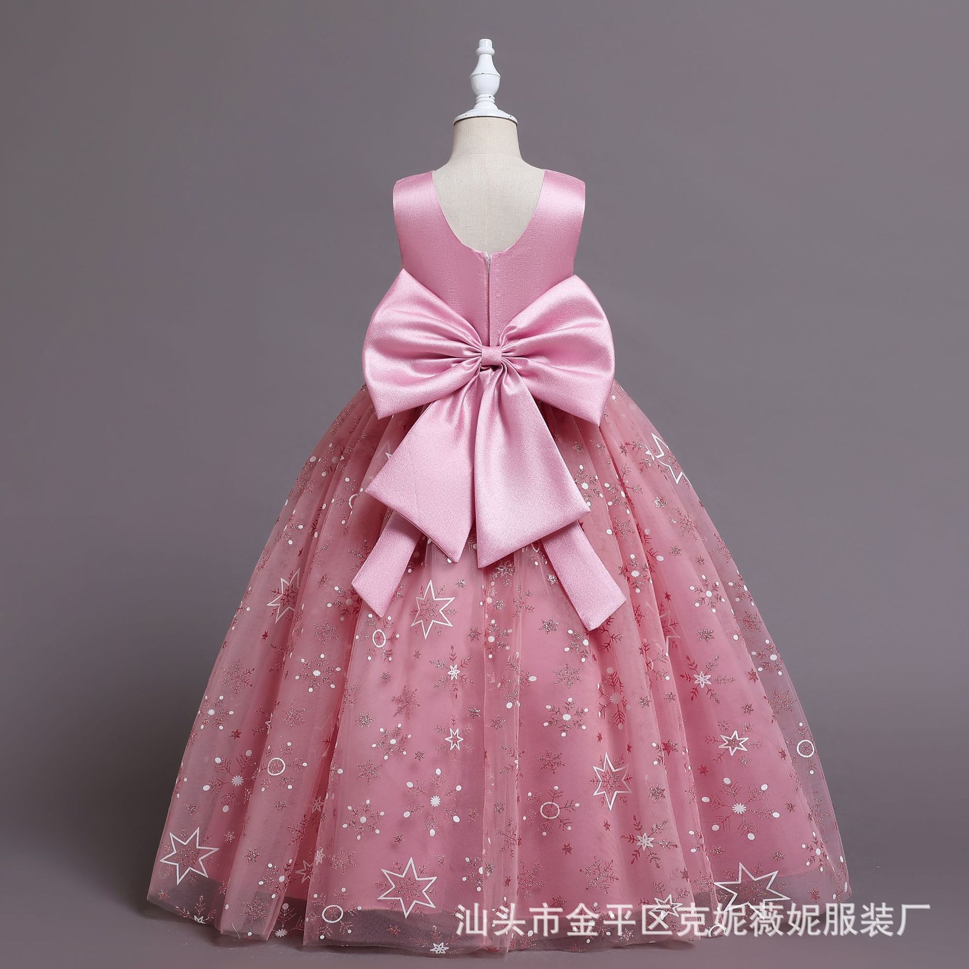 Picture of Amazon Explosions dress Girls Summer Dress Girls Princess Skirt Pontoon Skirt Big Children dress Children's Wear Wholesale