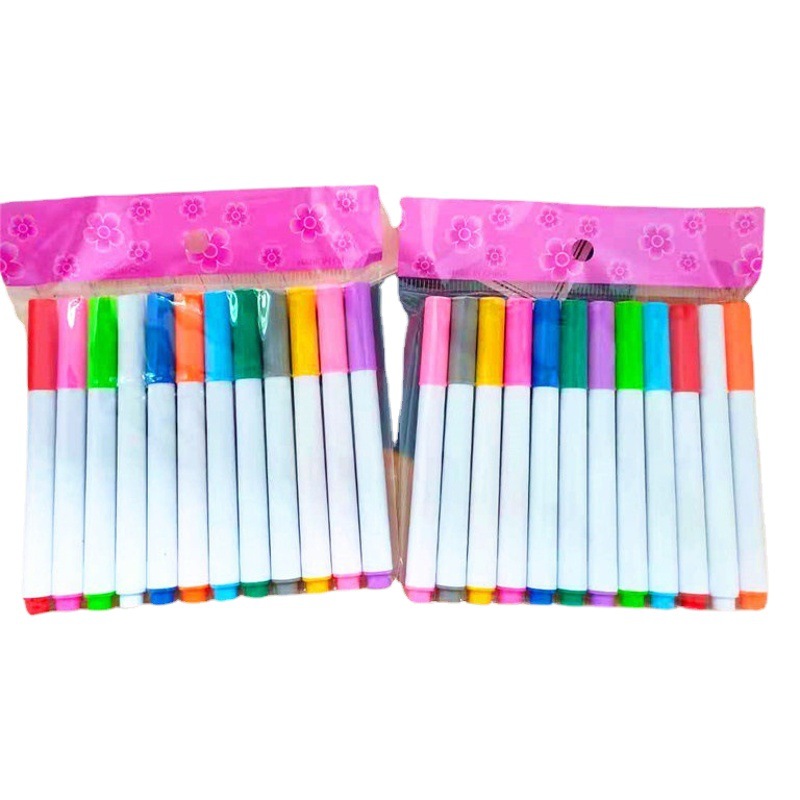 Colorful Environmentally Friendly Liquid Chalk Dust-Free and Erasable Led Fluorescent Light Board Pen Kidsren's Graffiti Painting Erasable Blackboard Pen