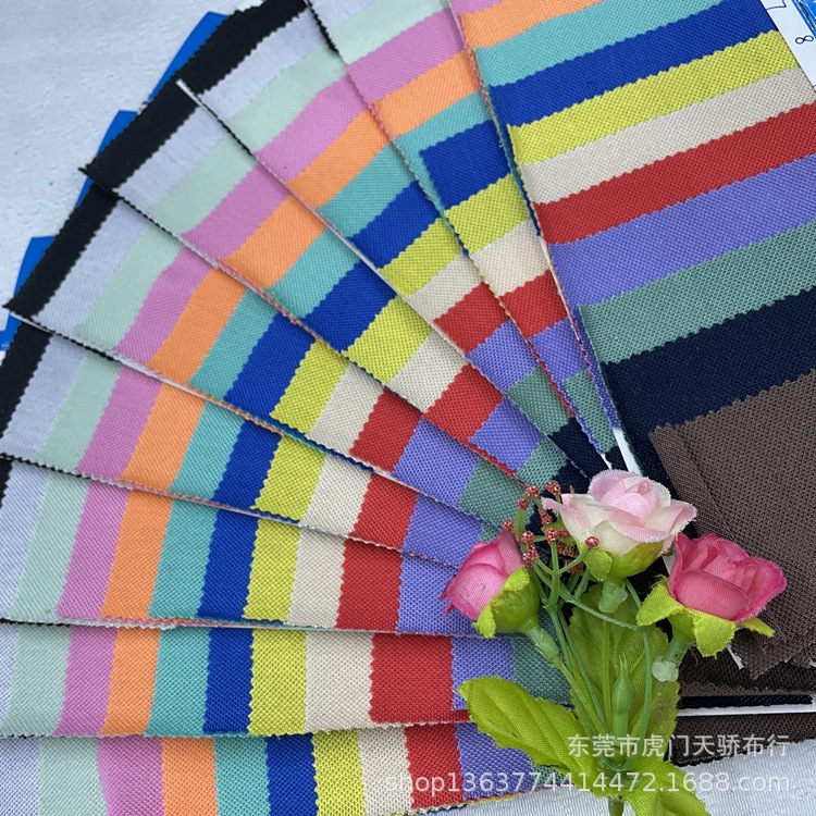 Spot supply of knitted 180 grams of single hole silk fabric new thin knitted Pearl cloth spring and summer leisure T-shirt material