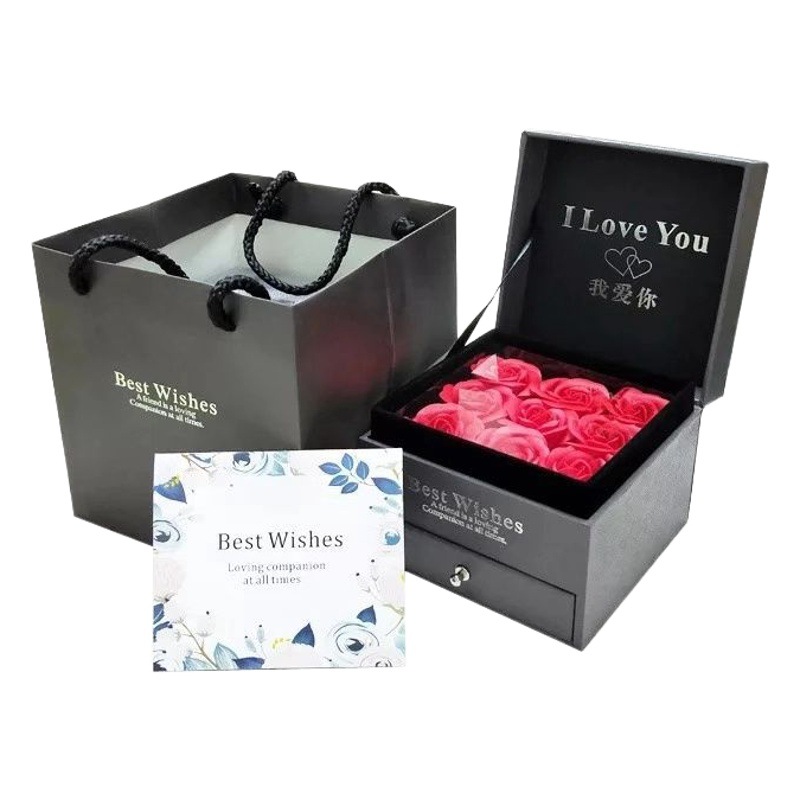 Zhen Yao jewelry a distribution agent gift jewelry bracelet rose eternal flower packaging box jewelry lettering