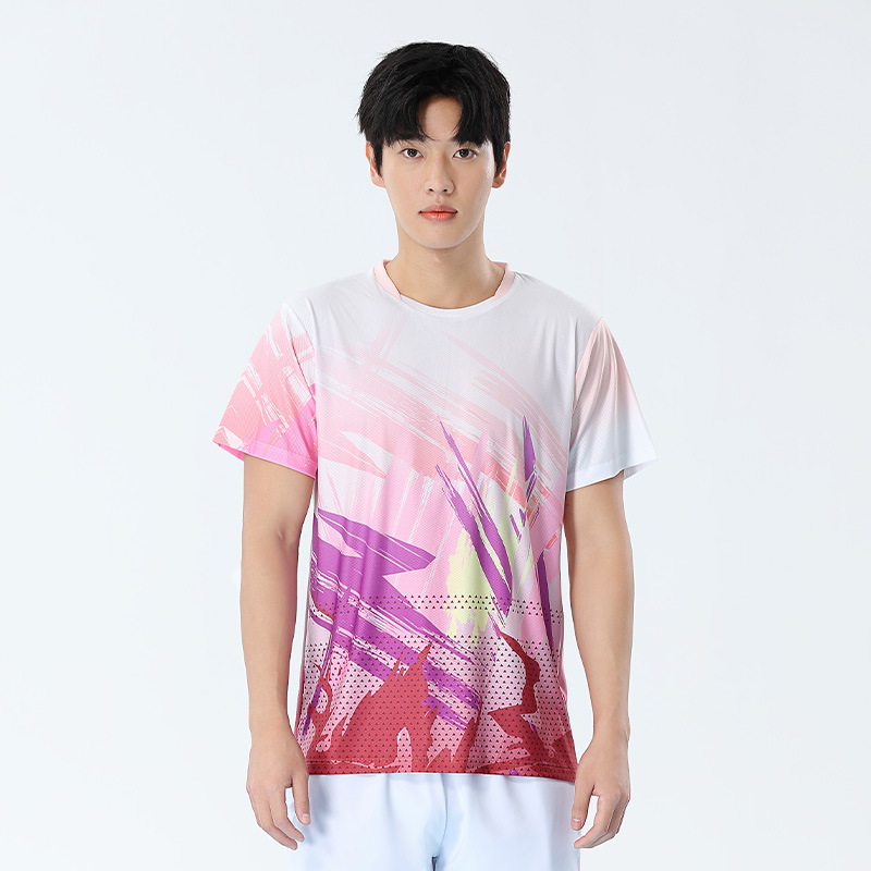 Picture of 2025 New Badminton Suit Women's Suit Quick-Drying Korean Version Men's Volleyball Table Tennis Game Training Team Suit Printing