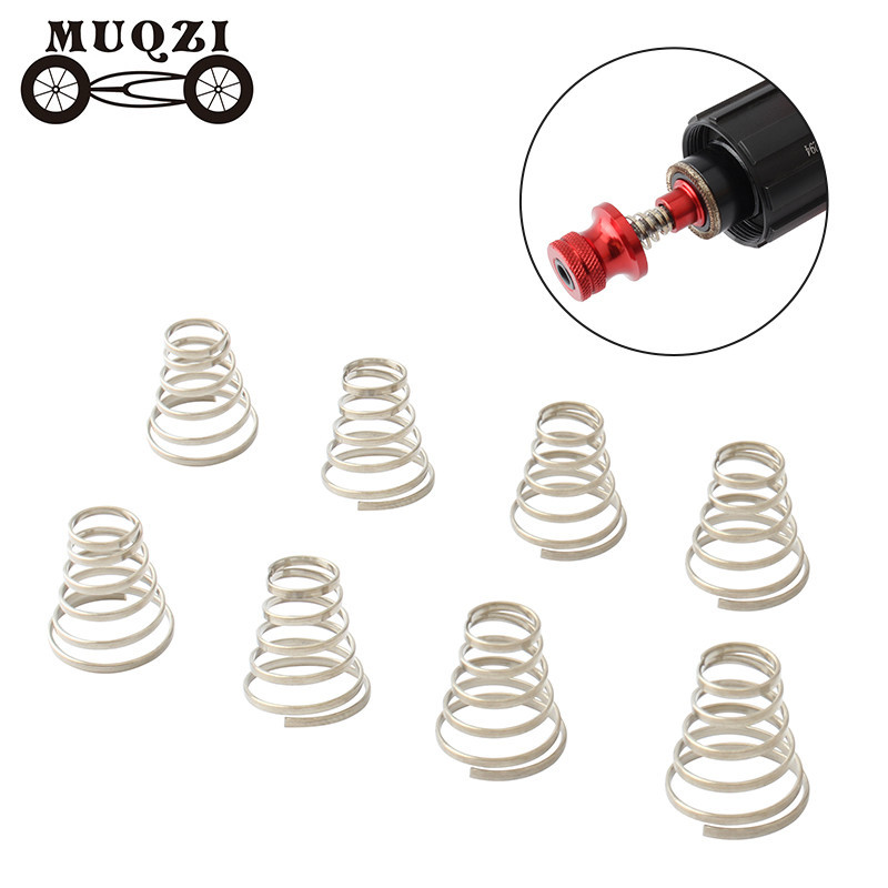 Picture of MUQZI mountain road dead fly bicycle hub drum quick release lever shaft stainless steel spring accessories Tower Spring