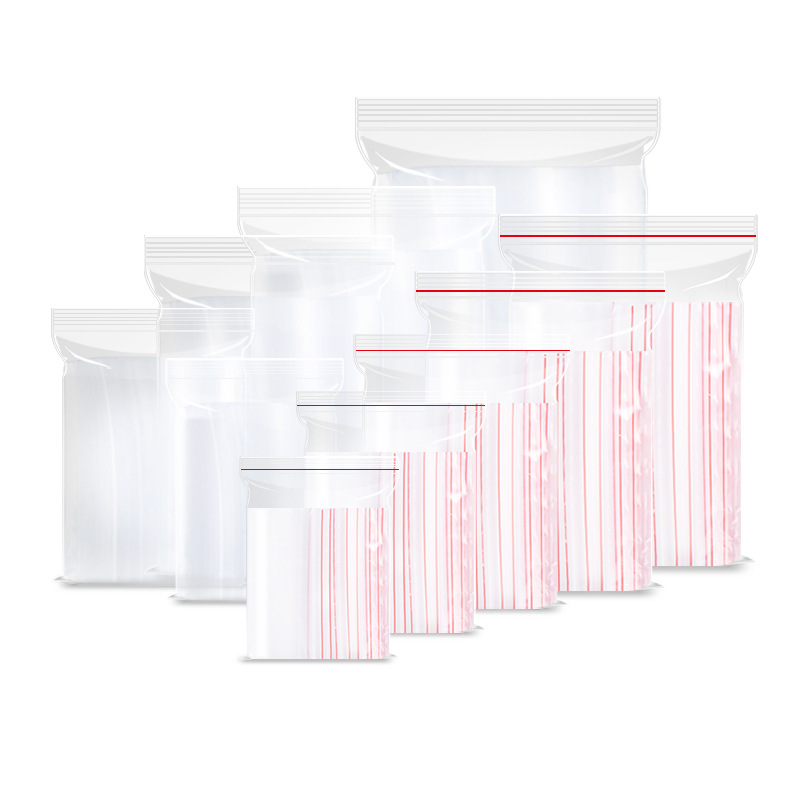Picture of Transparent Pe Self-Sealing Bags, Plastic Packaging Bags, Thickened Plastic Sealing Bags for Jewelry, Custom Food Packaging Sealing Bags