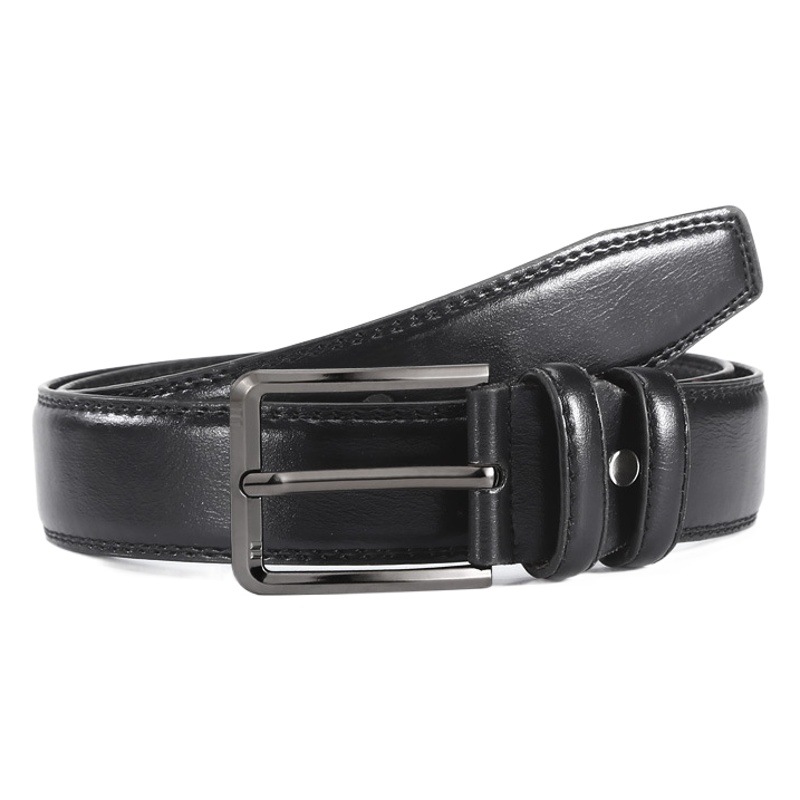 Men's alloy pin buckle belt wholesale fashion Joker young and middle-aged Korean jeans belt manufacturers in stock direct supply