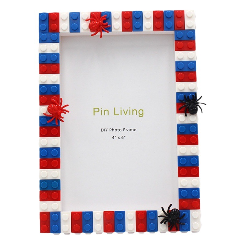Panyi DIY children's building block photo frame volleyball sports photo frame decoration handmade creative gift factory
