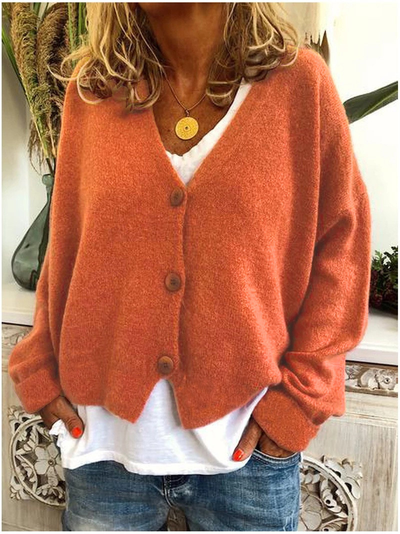 Picture of 2022 Europe and the United States cross-border Women's eBay Amazon wish autumn and winter explosions casual loose sweater knitted cardigan